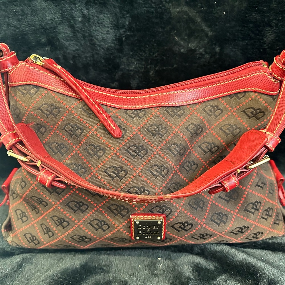 Dooney & Bourke Signature Canvas Shoulder Bag - Picture 5 of 12